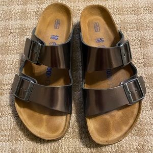 Metallic Birkenstock Sandals